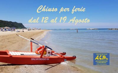 CHIUSURA PER FERIE – AGOSTO 2023